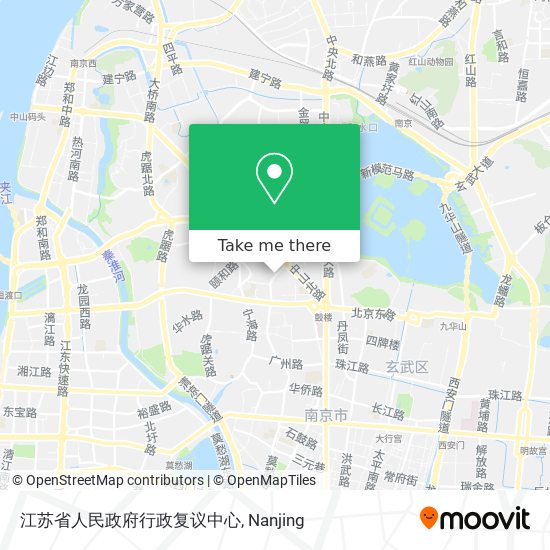 江苏省人民政府行政复议中心 map