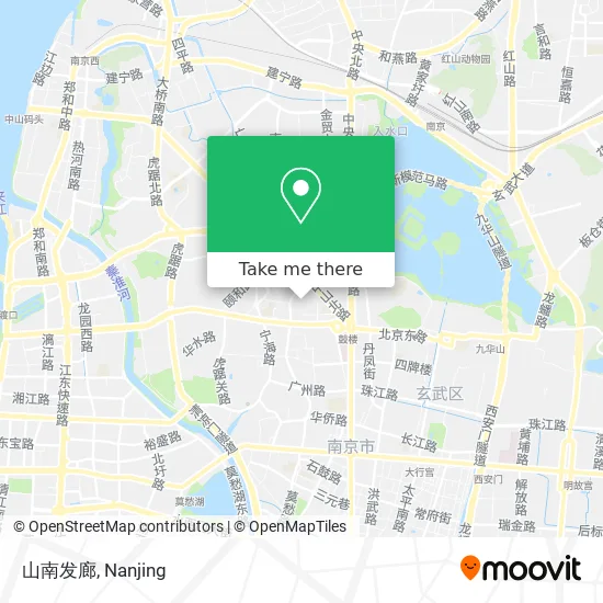 山南发廊 map