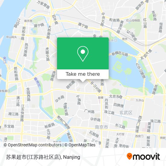 苏果超市(江苏路社区店) map