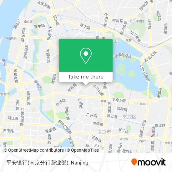 平安银行(南京分行营业部) map