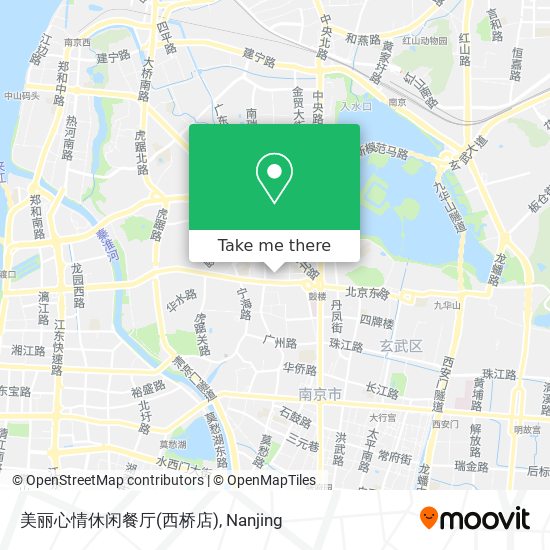 美丽心情休闲餐厅(西桥店) map