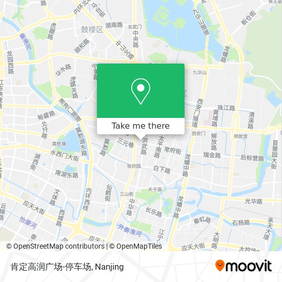 肯定高润广场-停车场 map