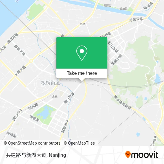 共建路与新湖大道 map