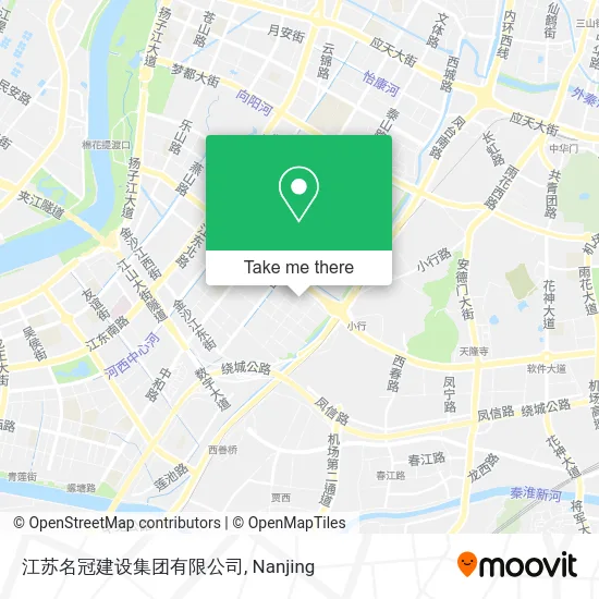 江苏名冠建设集团有限公司 map