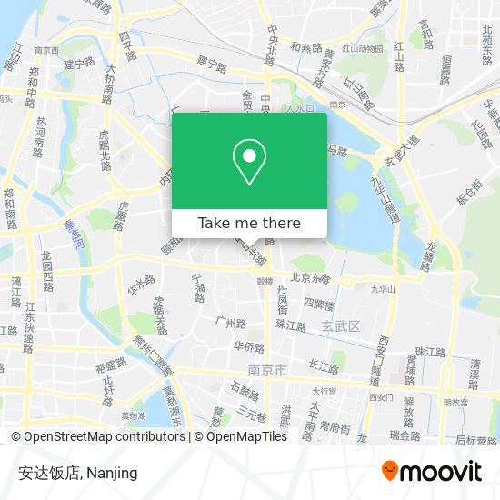 安达饭店 map