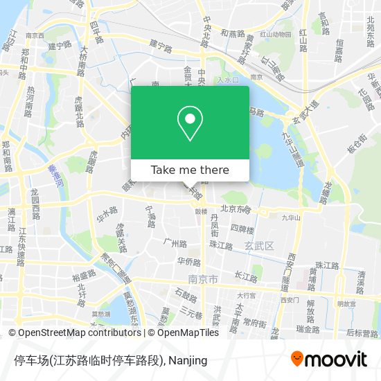 停车场(江苏路临时停车路段) map