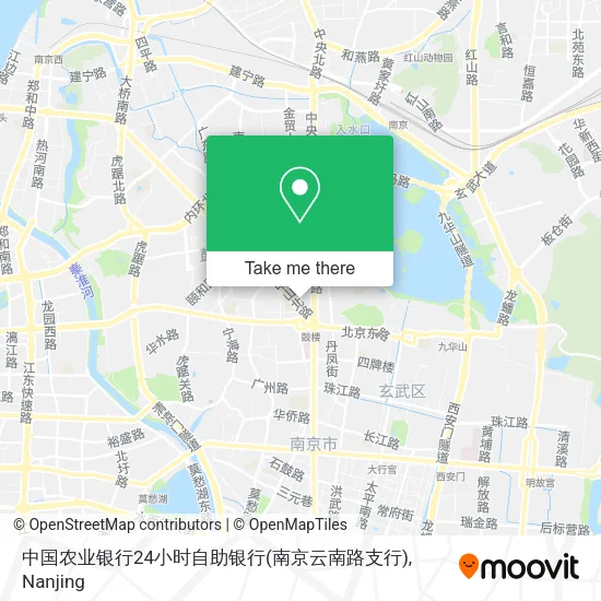 中国农业银行24小时自助银行(南京云南路支行) map