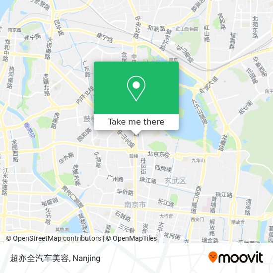 超亦全汽车美容 map