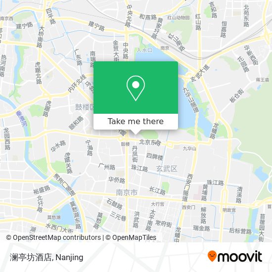 澜亭坊酒店 map