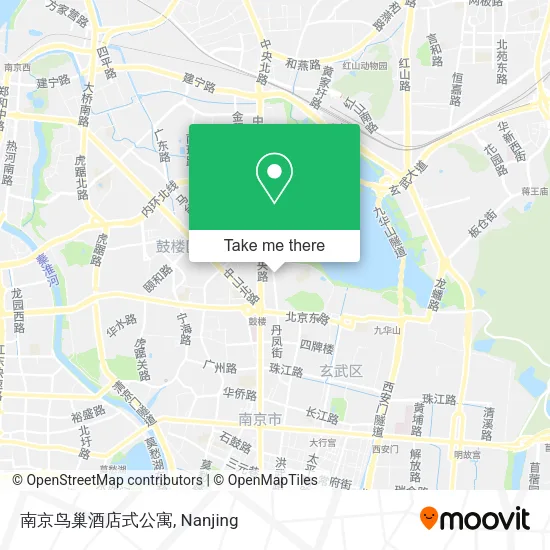 南京鸟巢酒店式公寓 map