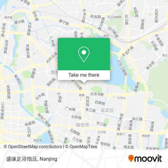 盛缘足浴指压 map