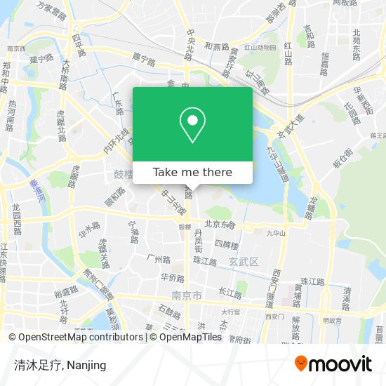 清沐足疗 map