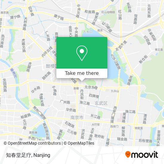 知春堂足疗 map