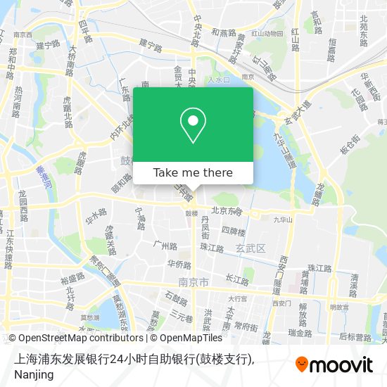 上海浦东发展银行24小时自助银行(鼓楼支行) map