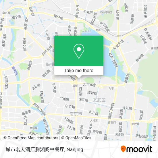 城市名人酒店腾湘阁中餐厅 map