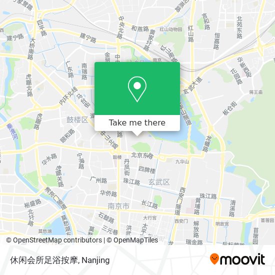 休闲会所足浴按摩 map