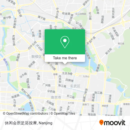 休闲会所足浴按摩 map