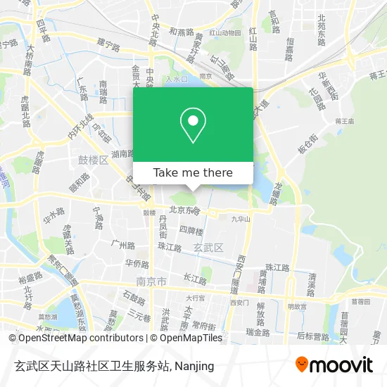 玄武区天山路社区卫生服务站 map