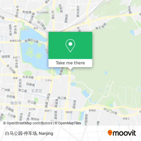 白马公园-停车场 map