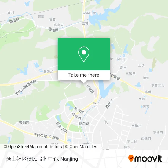 汤山社区便民服务中心 map