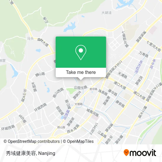 秀域健康美容 map