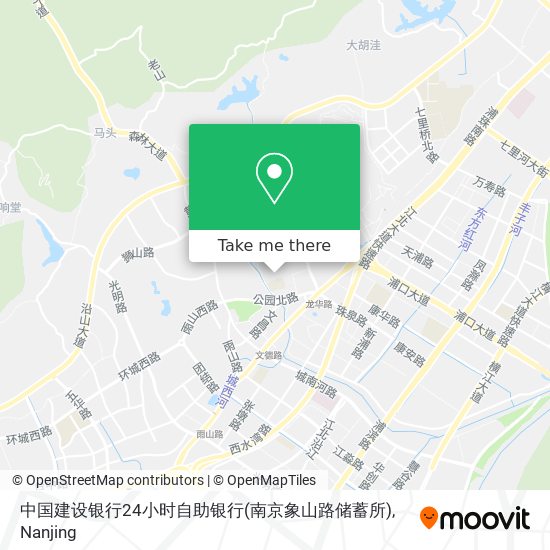 中国建设银行24小时自助银行(南京象山路储蓄所) map