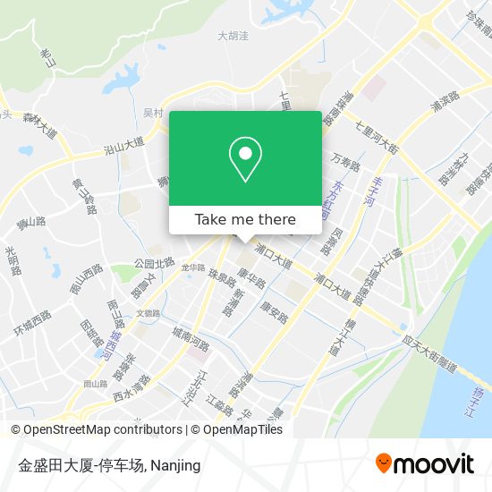 金盛田大厦-停车场 map