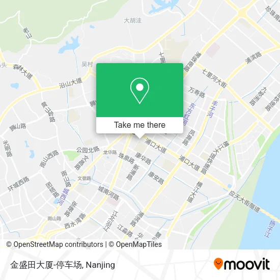 金盛田大厦-停车场 map