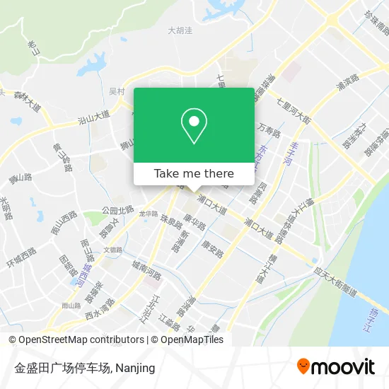 金盛田广场停车场 map