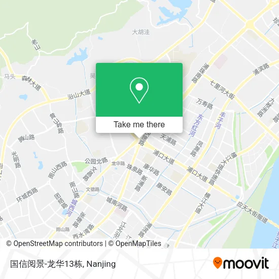 国信阅景-龙华13栋 map