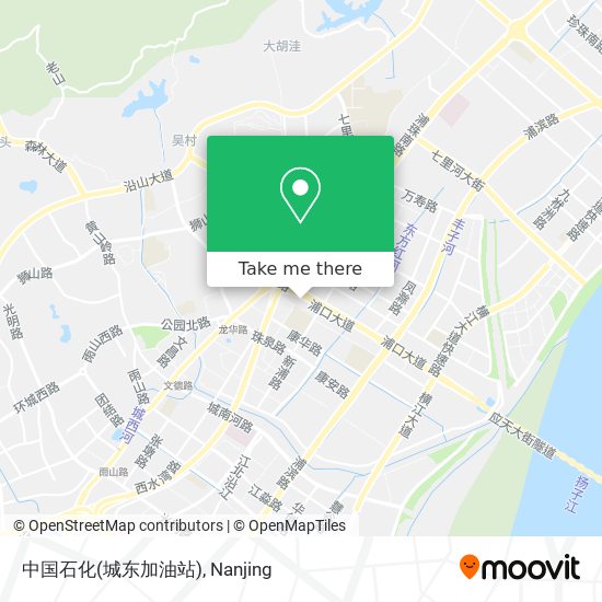 中国石化(城东加油站) map
