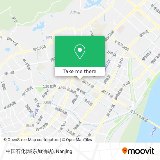 中国石化(城东加油站) map