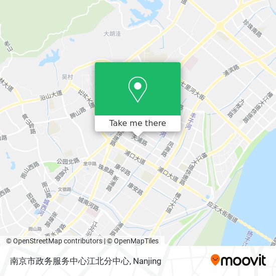 南京市政务服务中心江北分中心 map