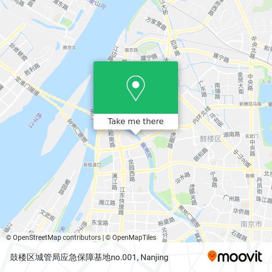 鼓楼区城管局应急保障基地no.001 map