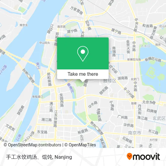 手工水饺鸡汤、馄饨 map