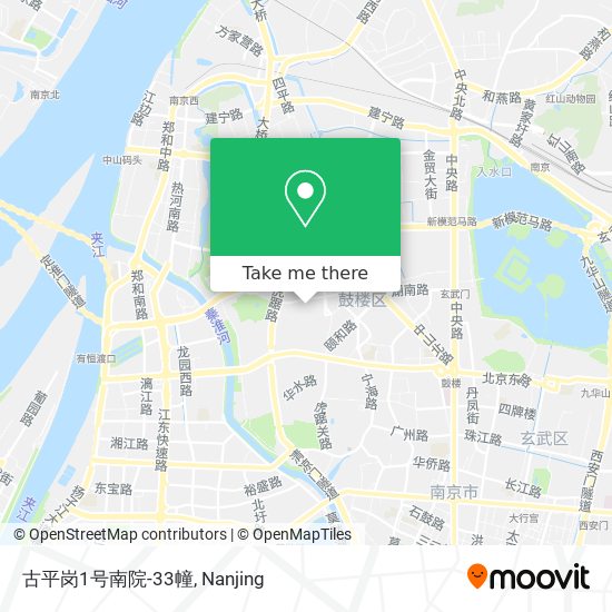 古平岗1号南院-33幢 map