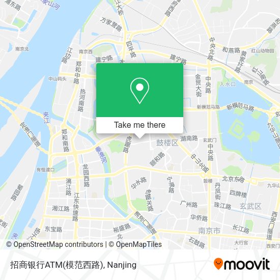 招商银行ATM(模范西路) map