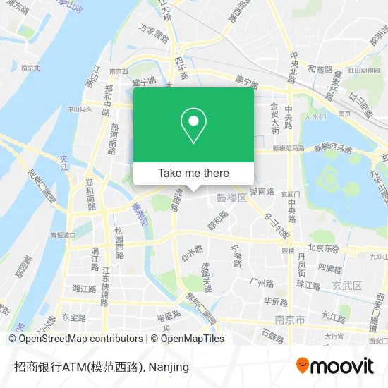 招商银行ATM(模范西路) map