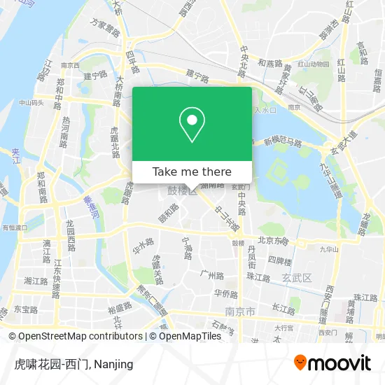 虎啸花园-西门 map