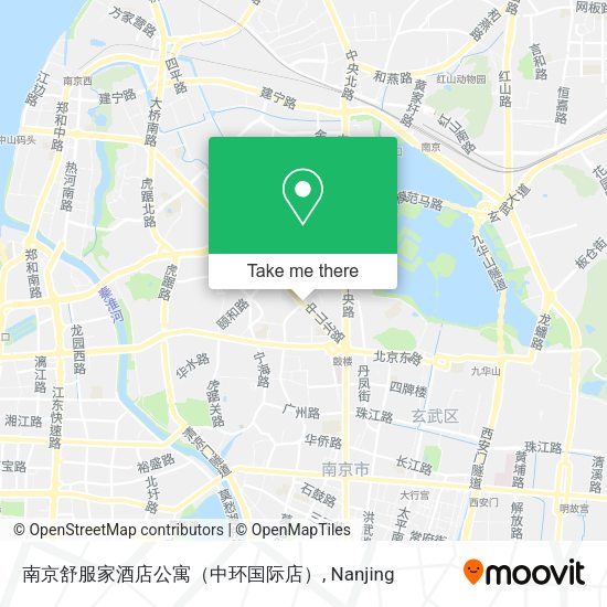南京舒服家酒店公寓（中环国际店） map
