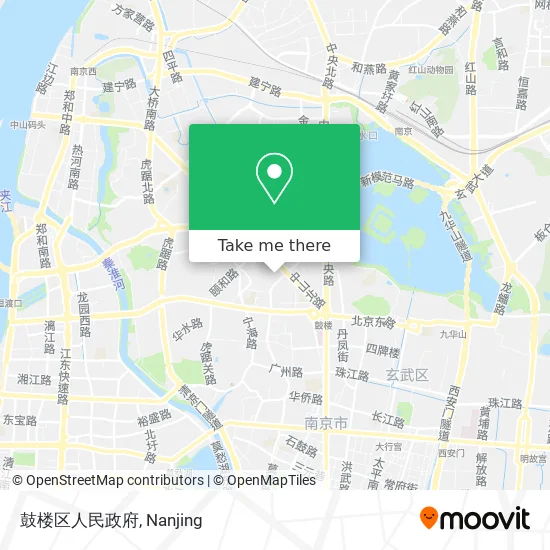 鼓楼区人民政府 map