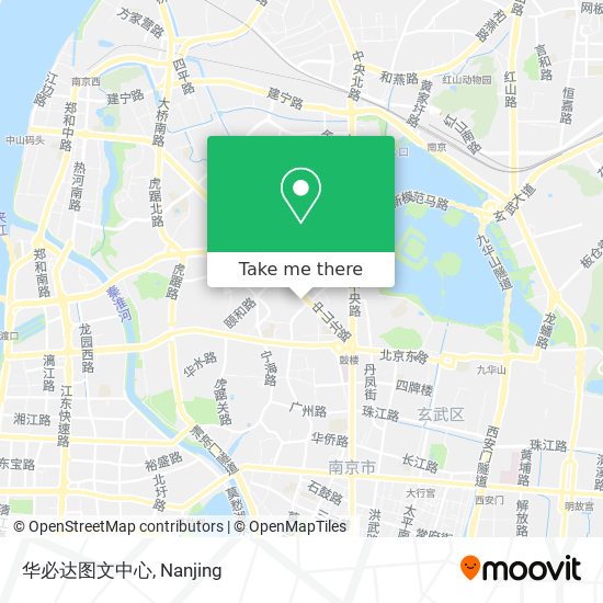 华必达图文中心 map