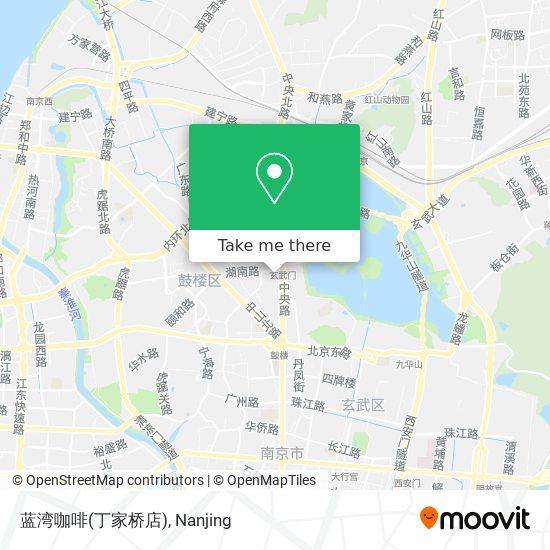 蓝湾咖啡(丁家桥店) map