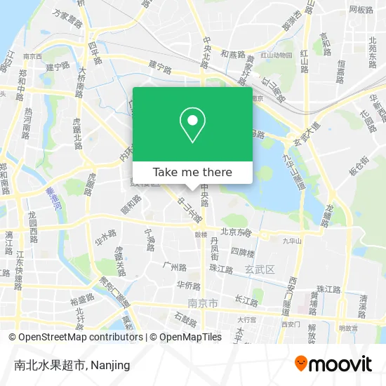 南北水果超市 map