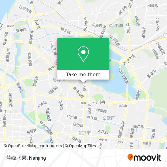 萍峰水果 map