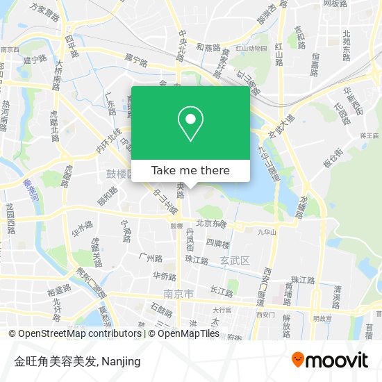金旺角美容美发 map