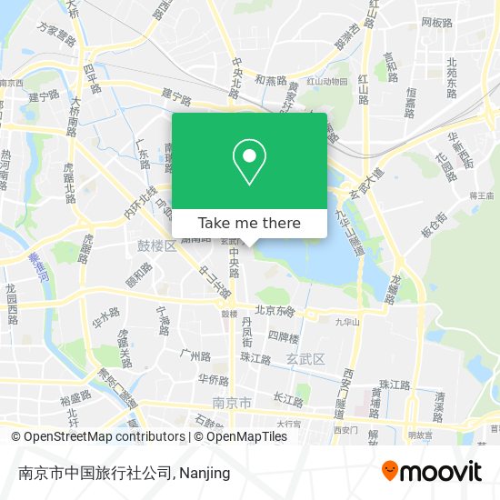 南京市中国旅行社公司 map