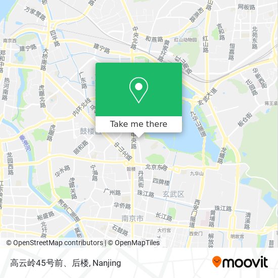 高云岭45号前、后楼 map