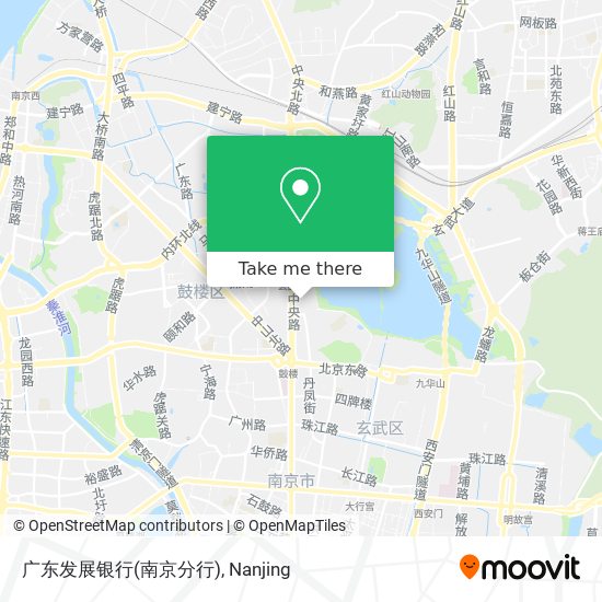 广东发展银行(南京分行) map