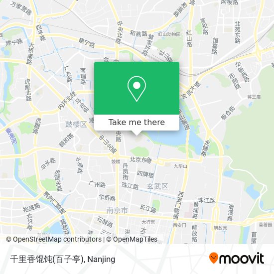 千里香馄饨(百子亭) map